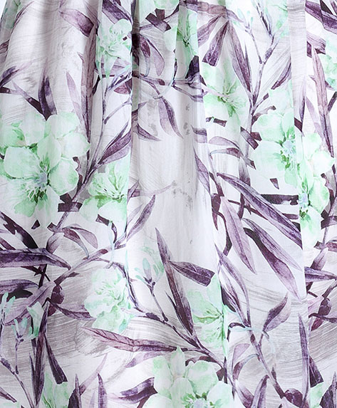 Clothing - Floral printed organza dress
