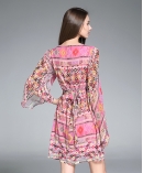 Printed Silk Dress